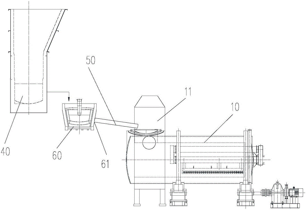 Thermal state copper and sulfur blowing device