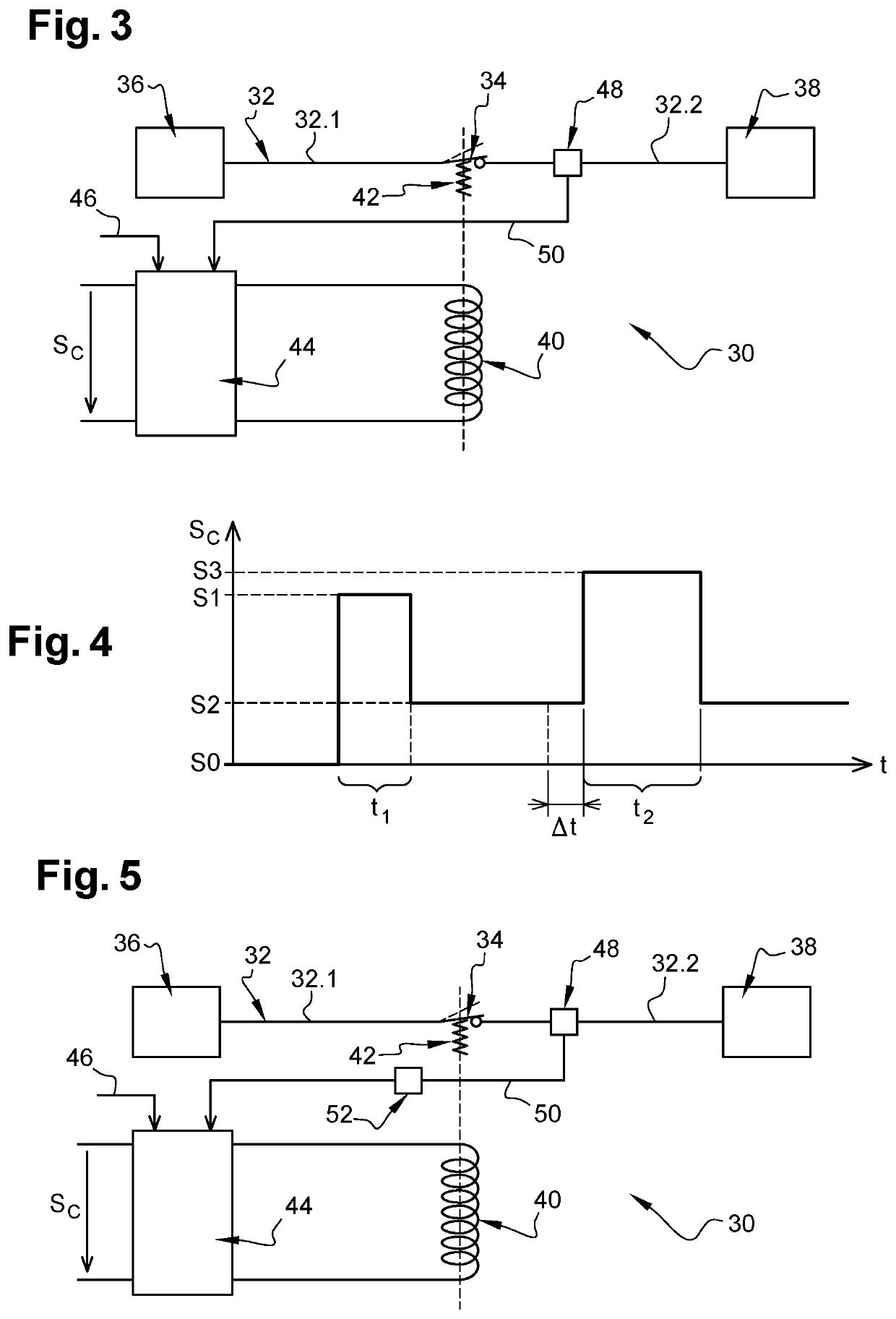 Electromechanical switching device of an electric power circuit