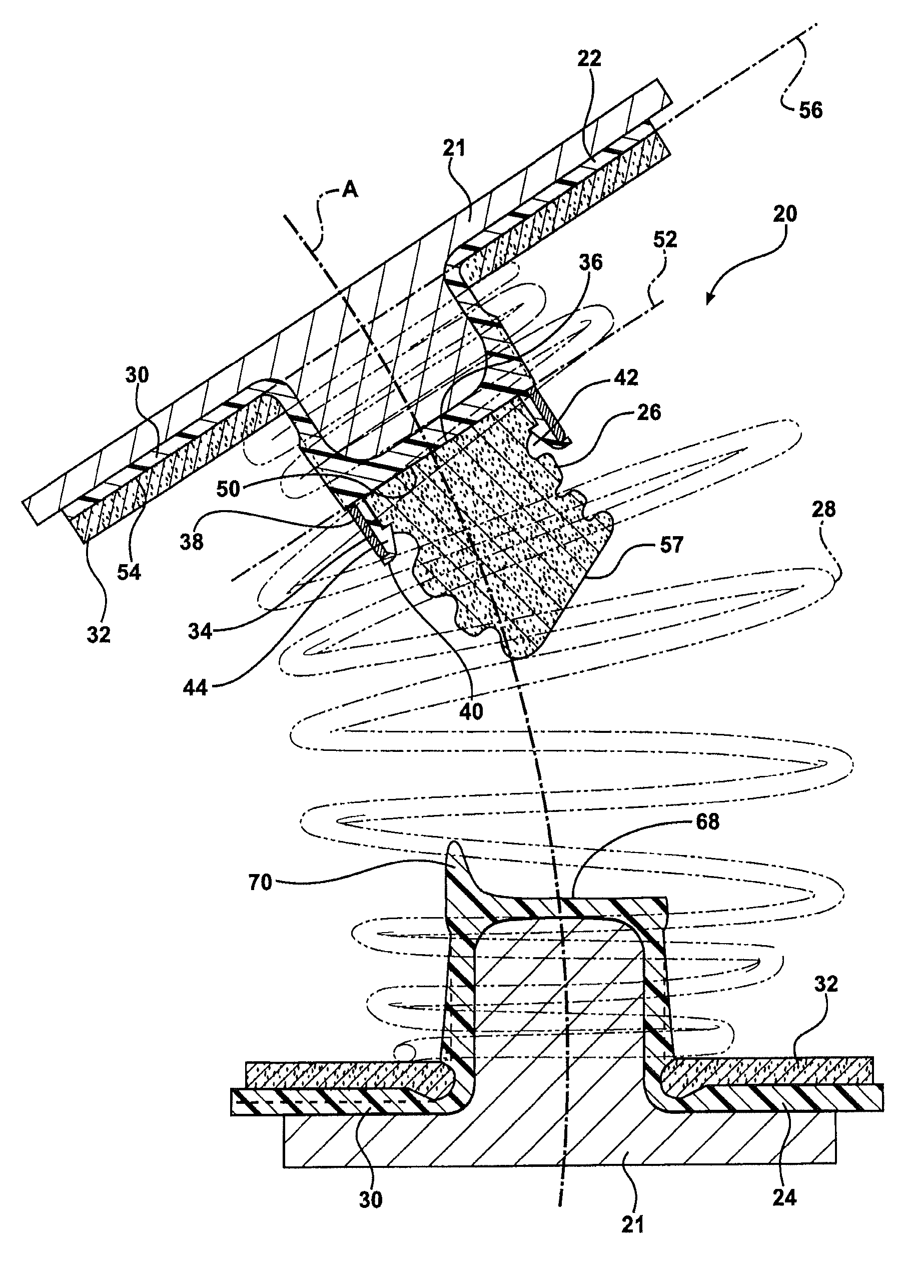 Insulator for a vehicle suspension system