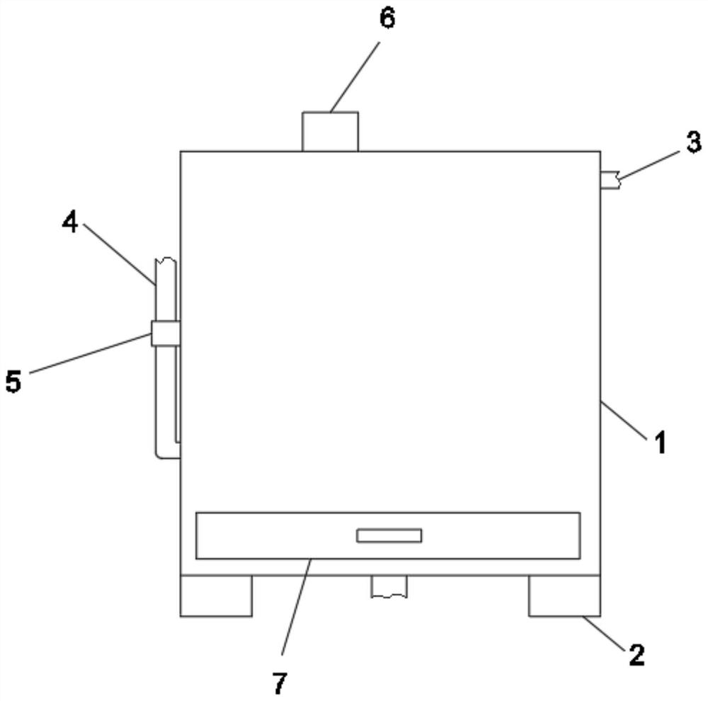 Sewage filtering device for water quality monitoring