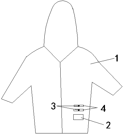 Layering clothes capable of carrying water bottle
