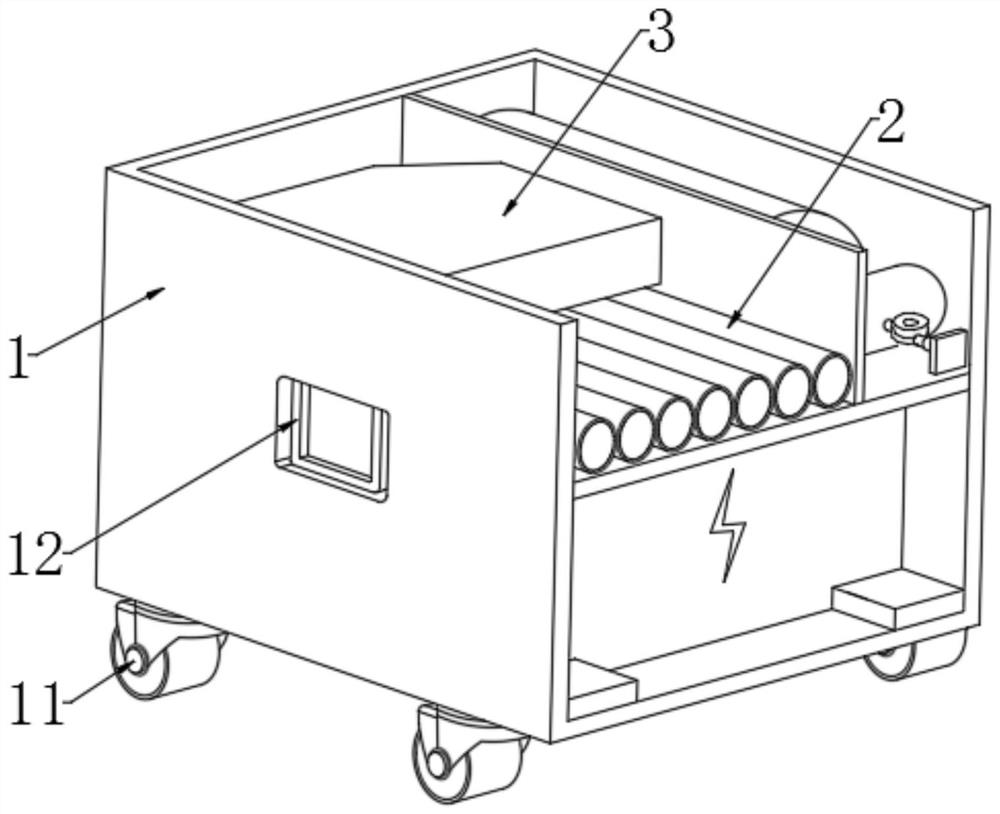 Self-early-warning high-heat-dissipation laser obstacle removing platform system