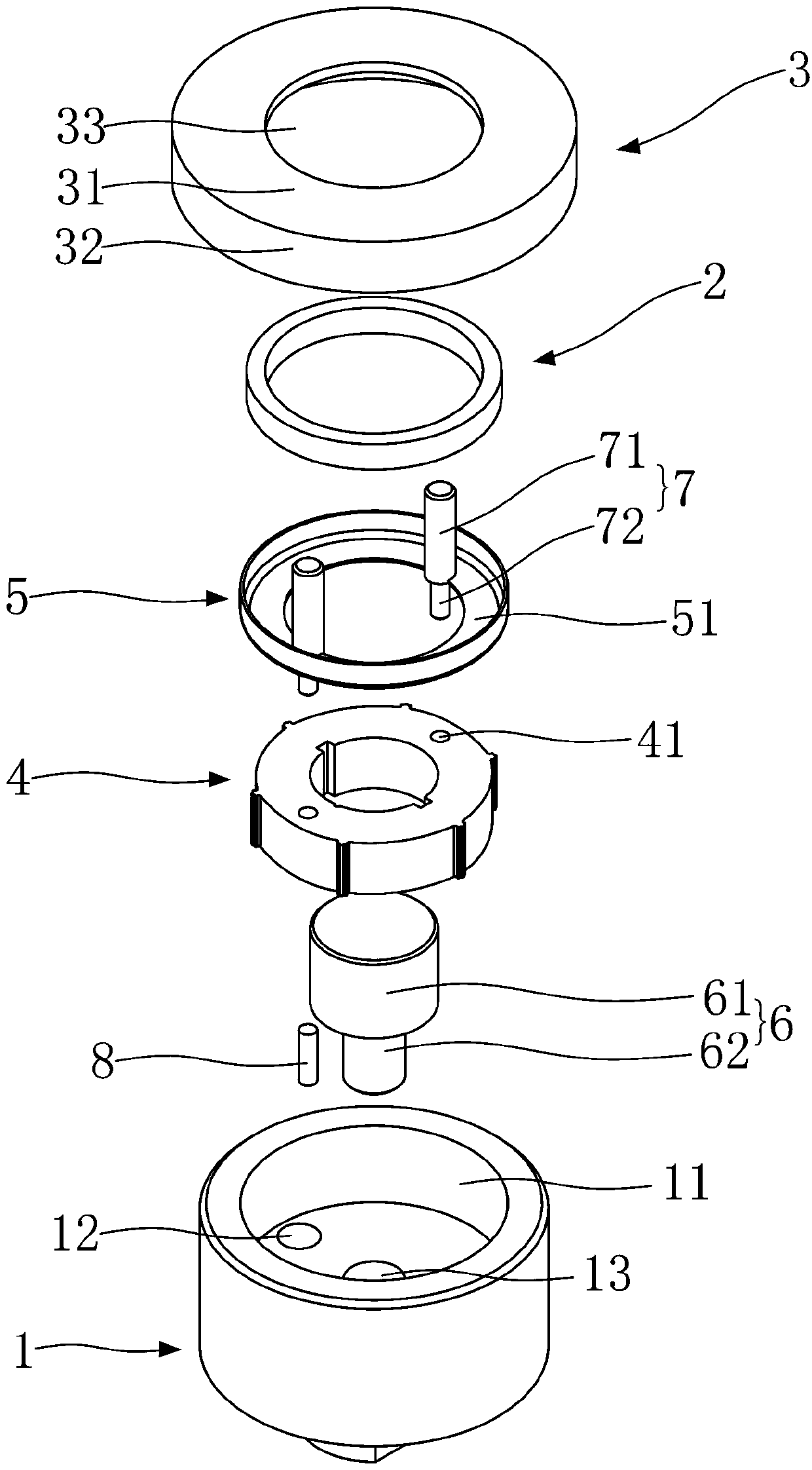 Auxiliary rotor core and end ring welding device