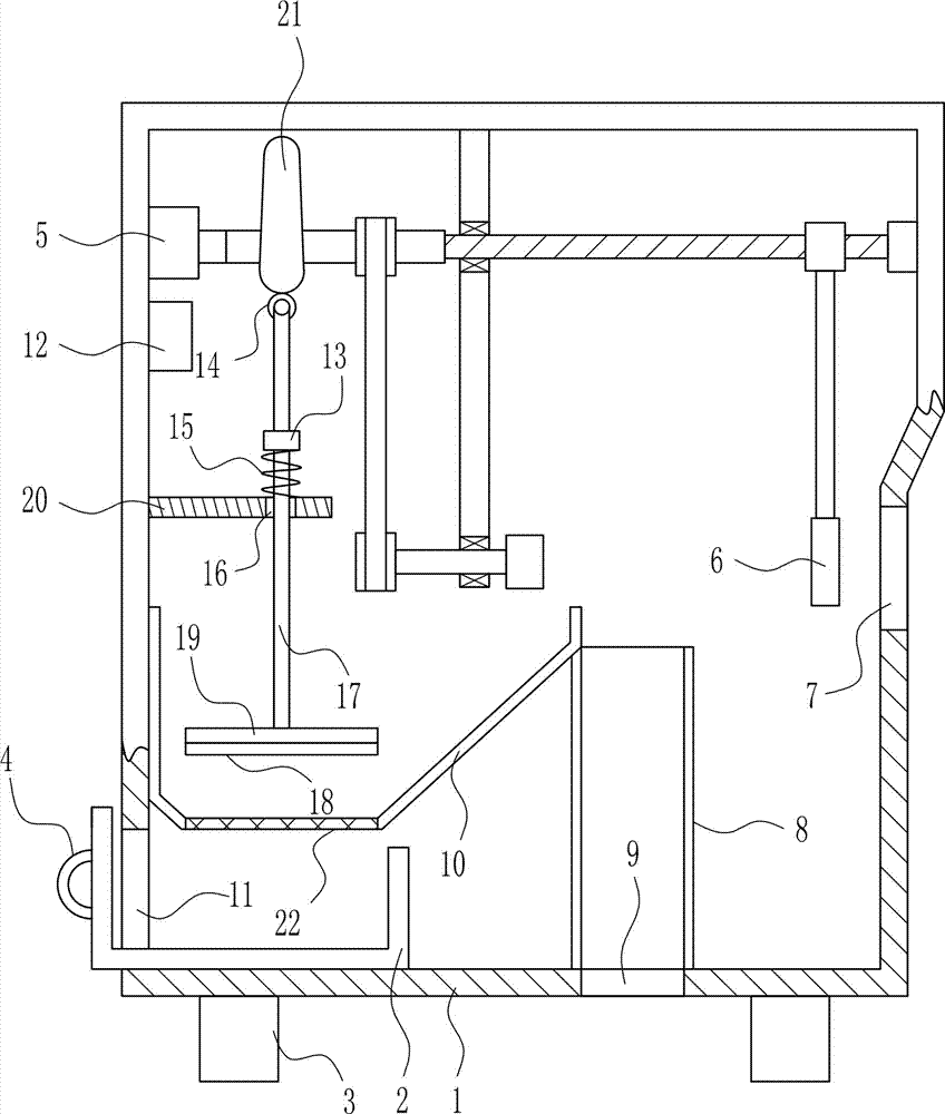 Efficient chipping device for rod-like medicines