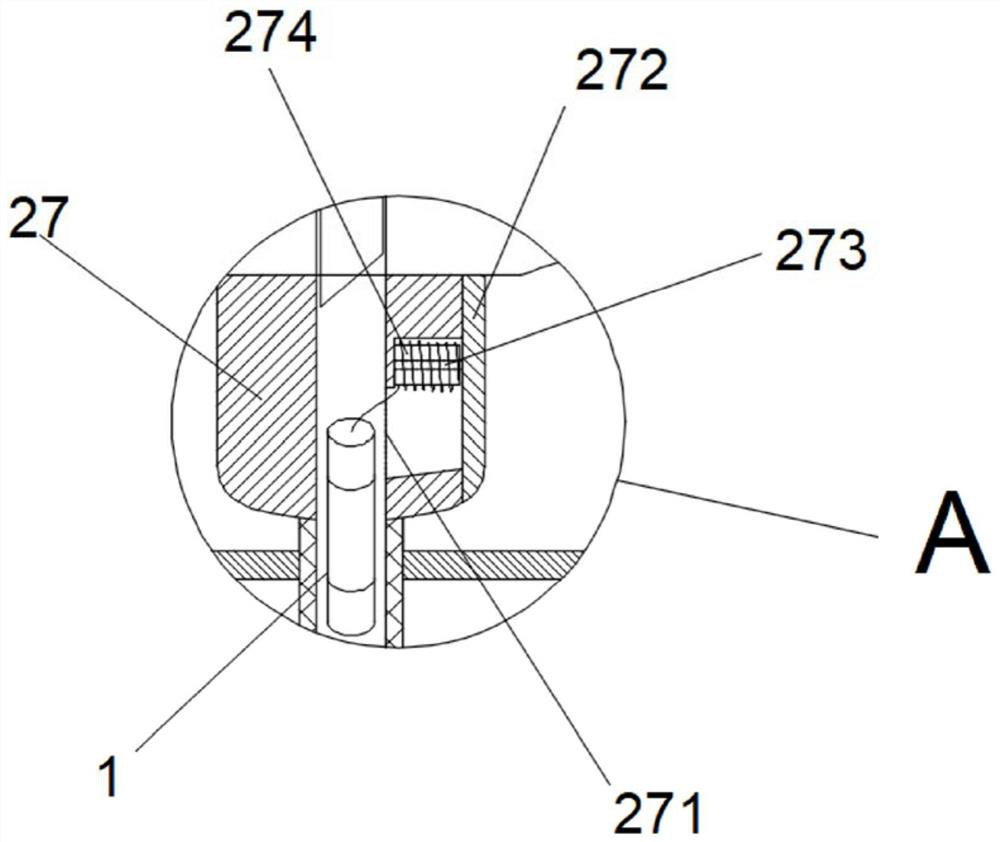 Removable double gold marker implantation device with little damage and implantation method thereof