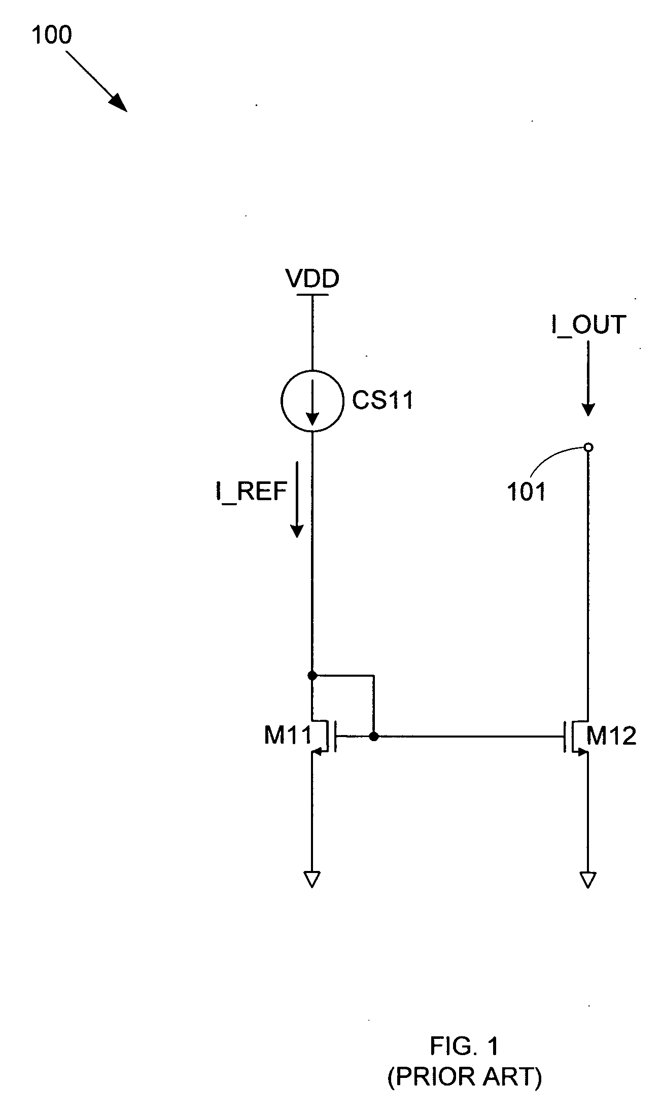 Wide swing, low power current mirror with high output impedance