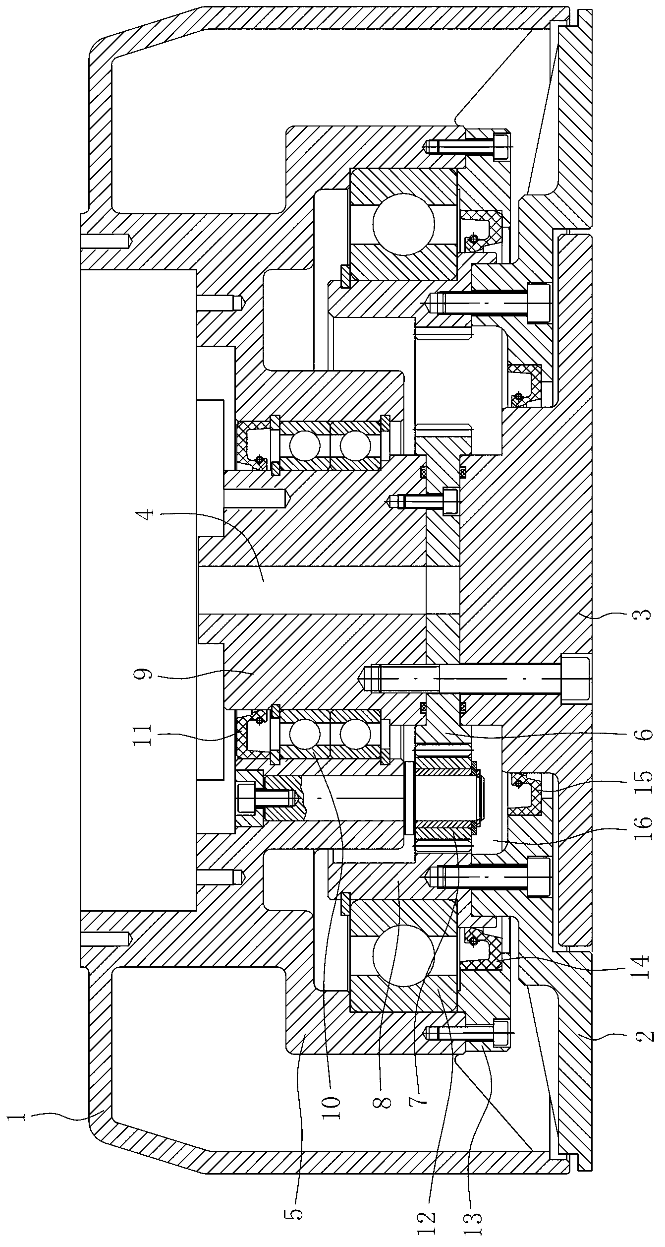 Bi-directional rotary grinding head of retreading machine
