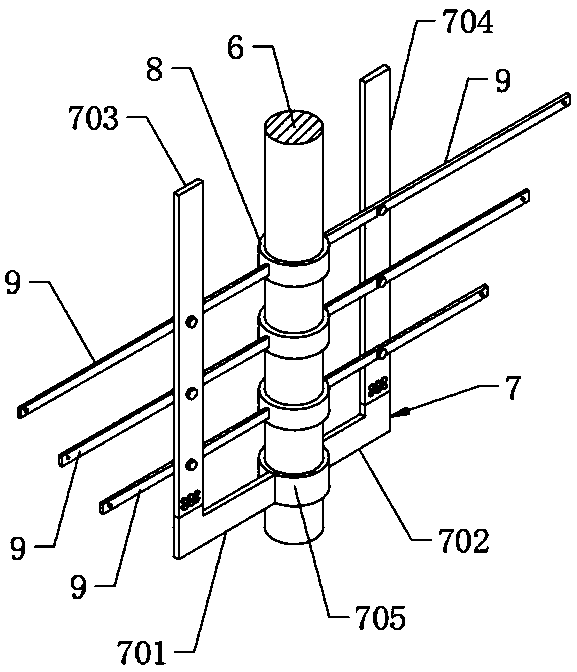 Device for cyclically processing and reutilizing wastes of plastic printing