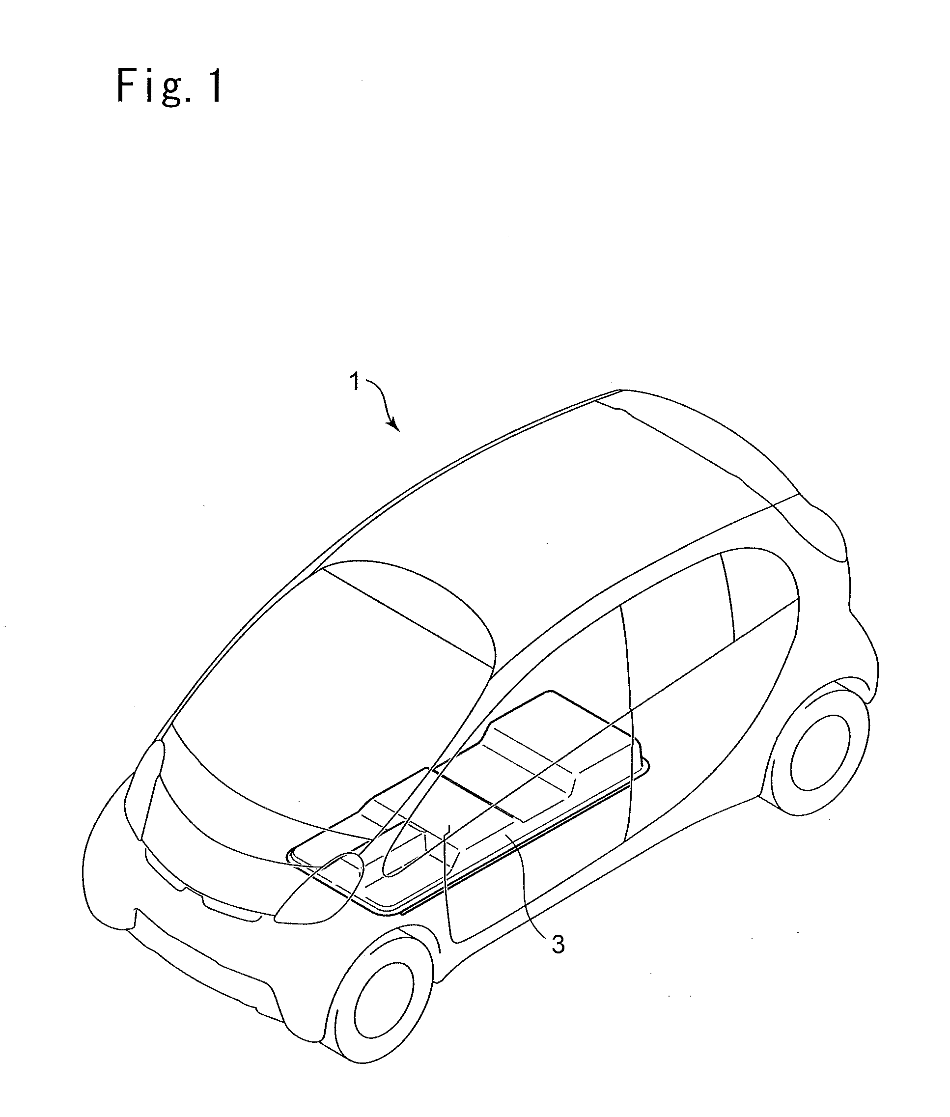 Electric connector attachment structure of battery pack for electric vehicle