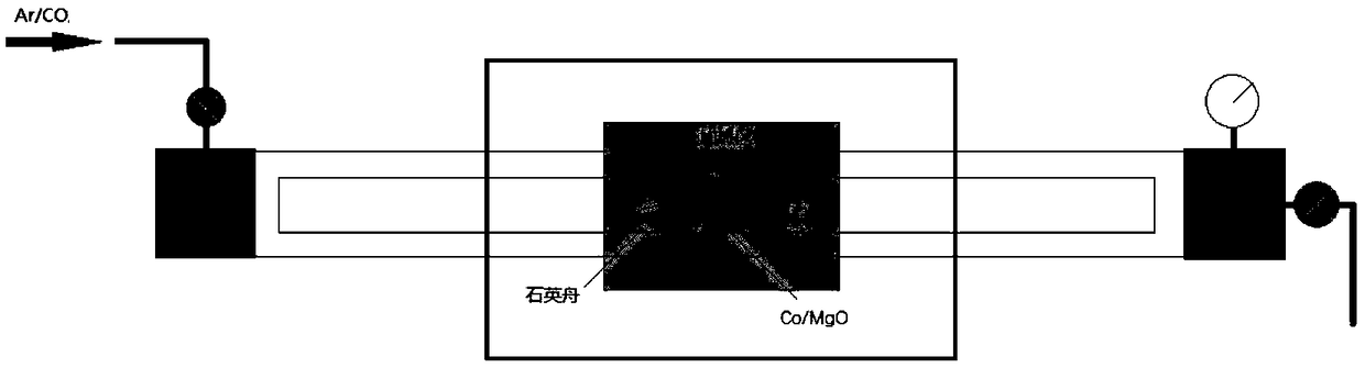 Cobalt catalyst for preparation of single-walled carbon nanotubes and preparation method and application of cobalt catalyst