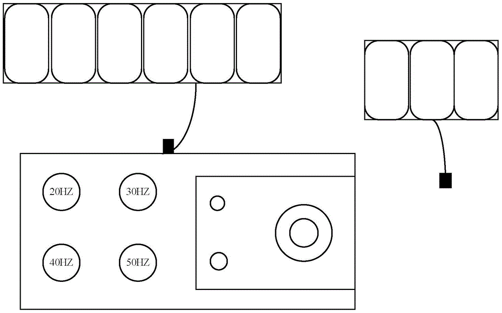 Circuit control device based on muscle vibration and vibrator