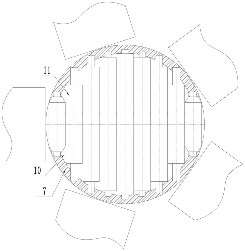 A transportation mechanism of a robot intelligent production line