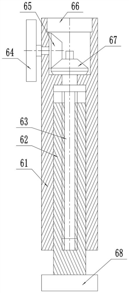 A transportation mechanism of a robot intelligent production line