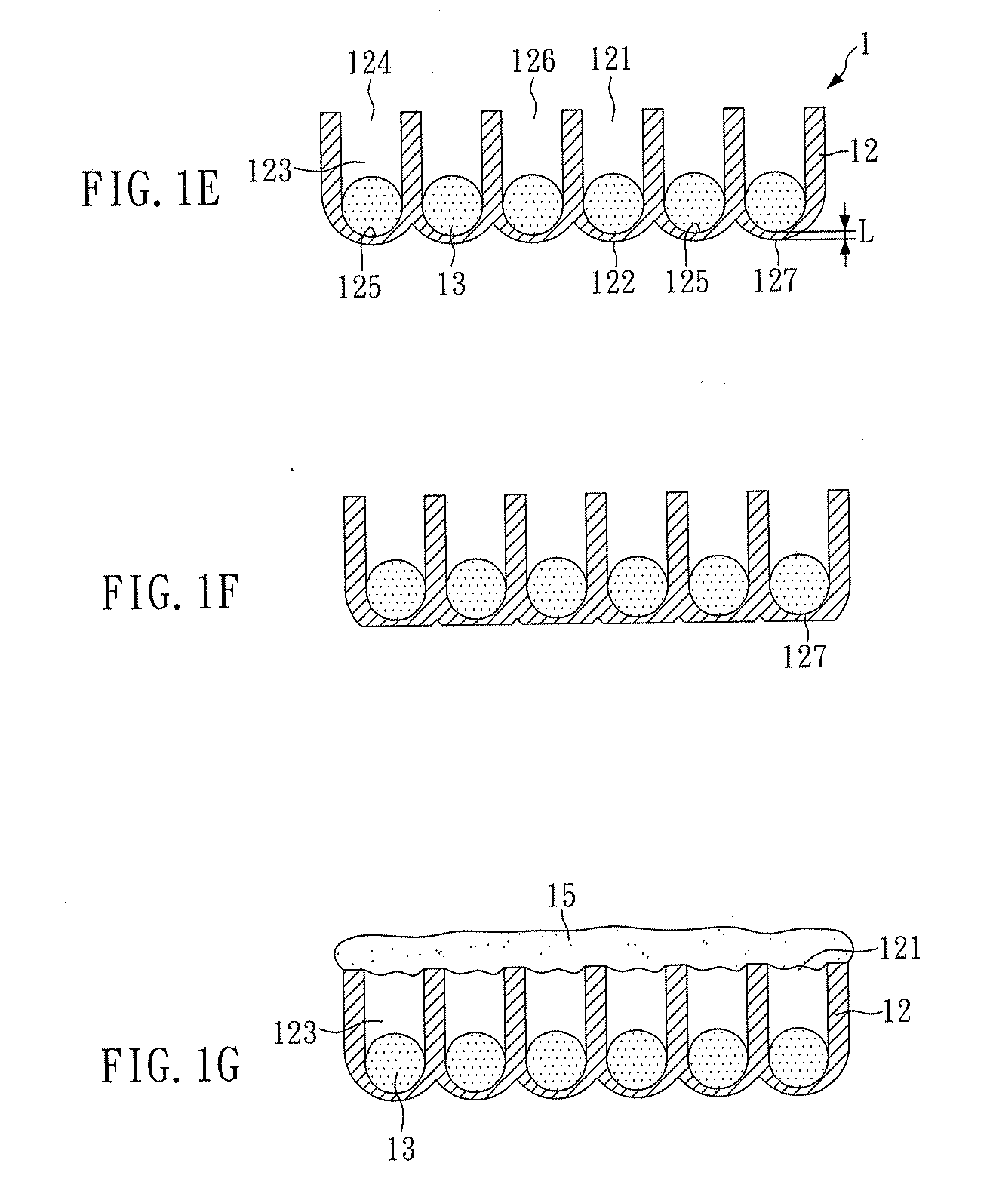 Sensor chip for biomedical and micro-nano structured substances and method for manufacturing the same