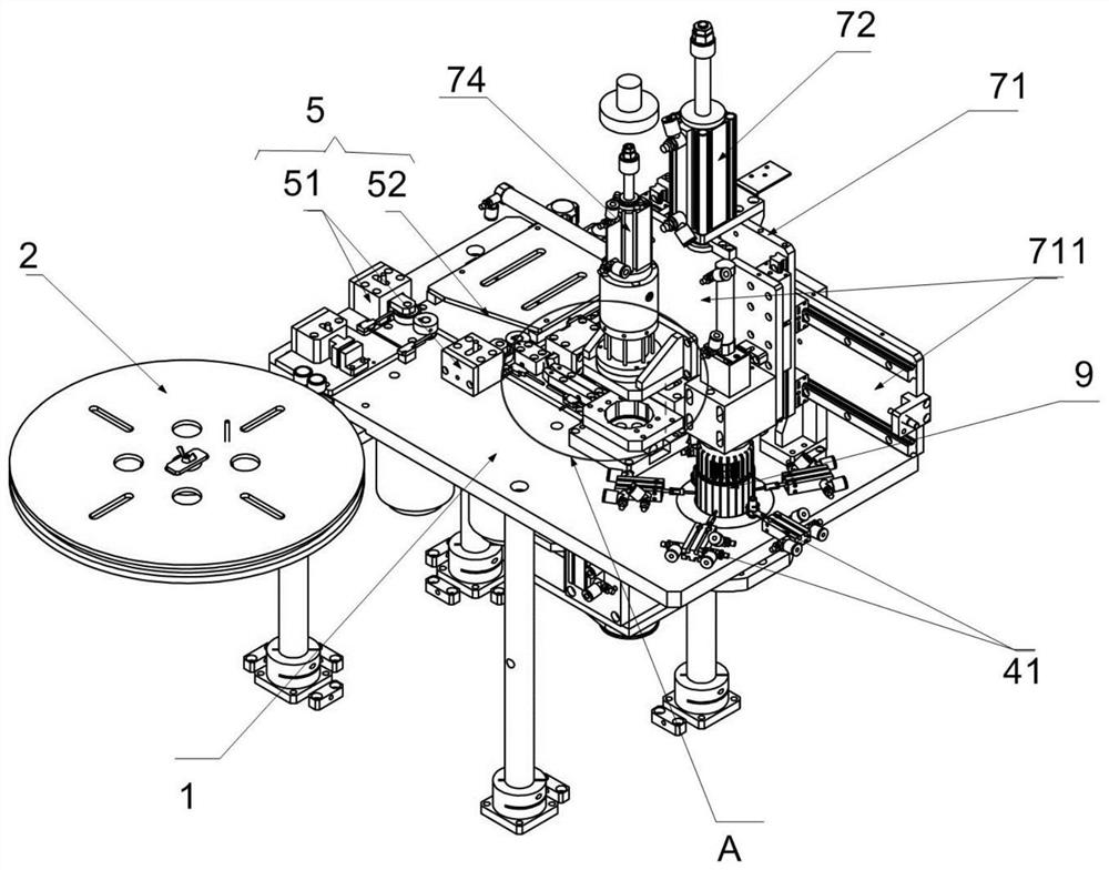 Automatic assembly equipment for rotor insulating paper