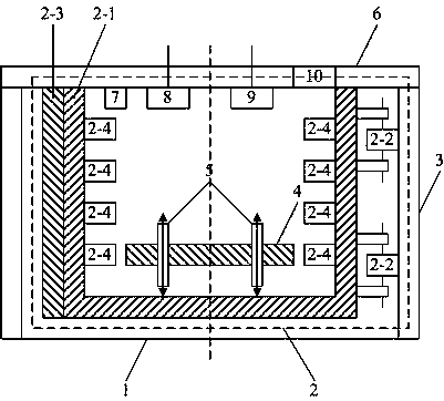 Parameter adjustment method for MEMS probe single-rotating-shaft symmetric bending test