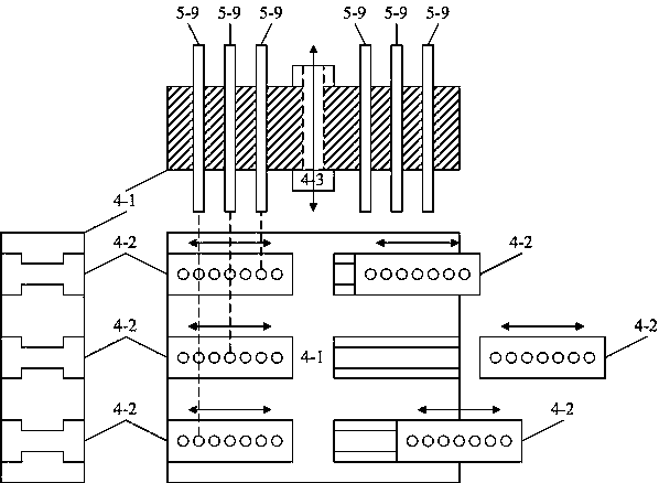 Parameter adjustment method for MEMS probe single-rotating-shaft symmetric bending test