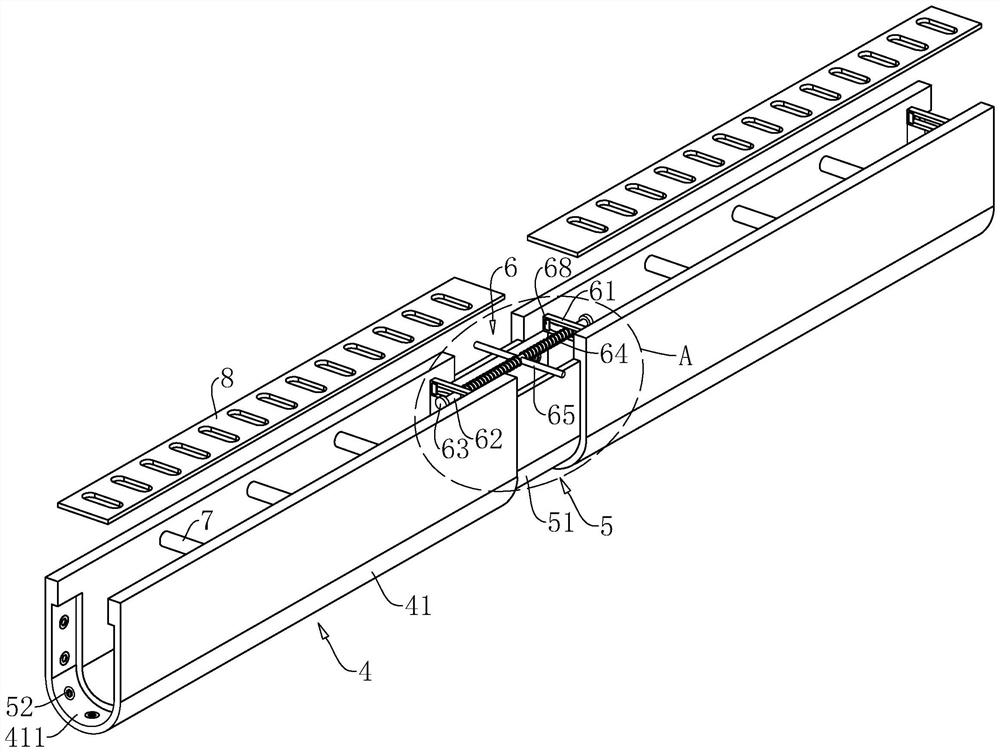 Drainage system and construction method for road surface in traffic keeping stage of highway reconstruction and extension project