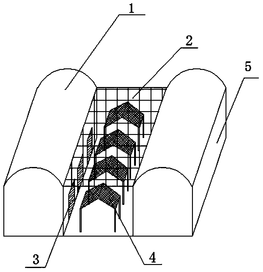 A kind of parallel multi-column Hakka enclosure type greenhouse