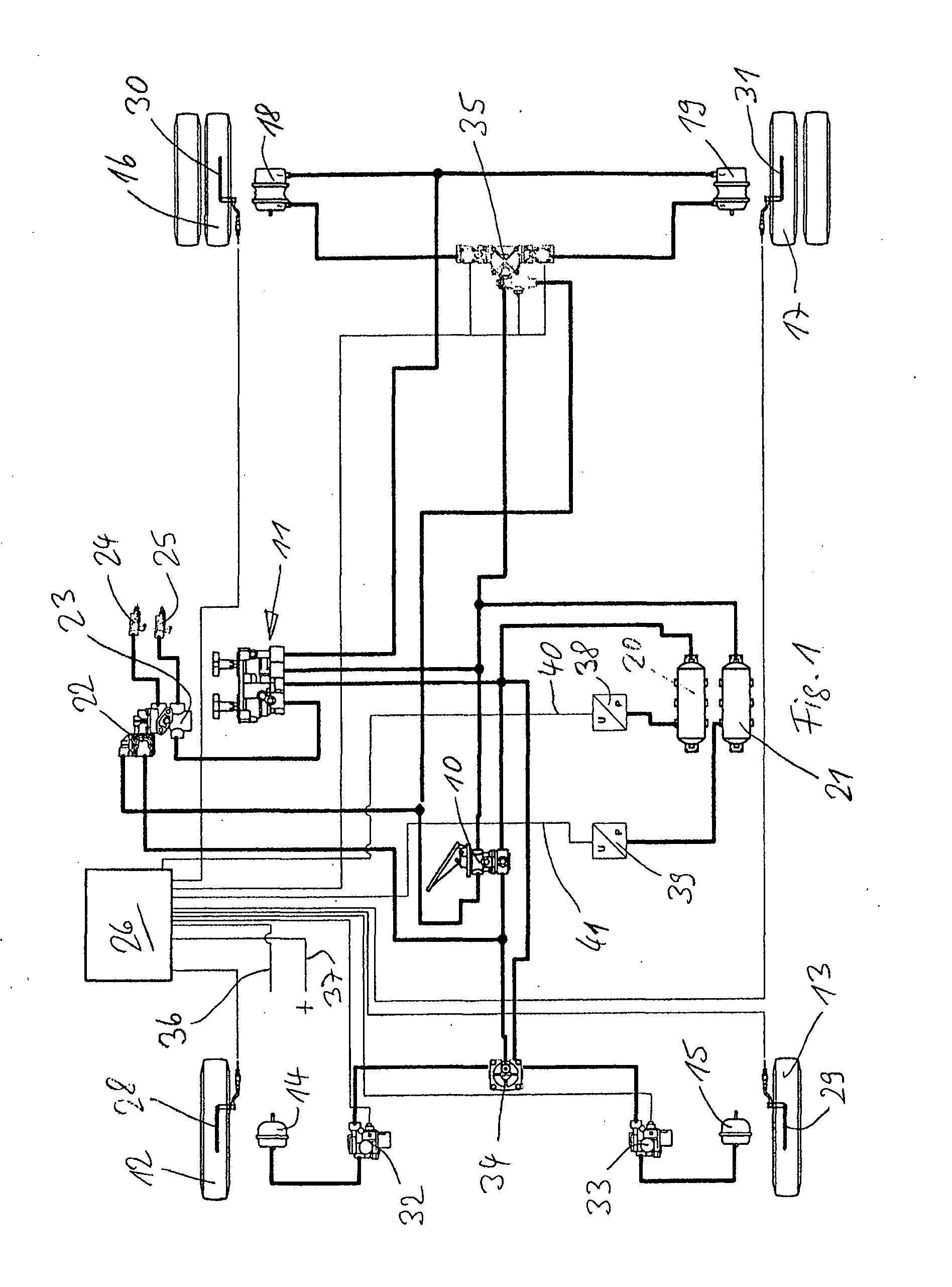 Method and Device for Operating Compressed-Air Brakes