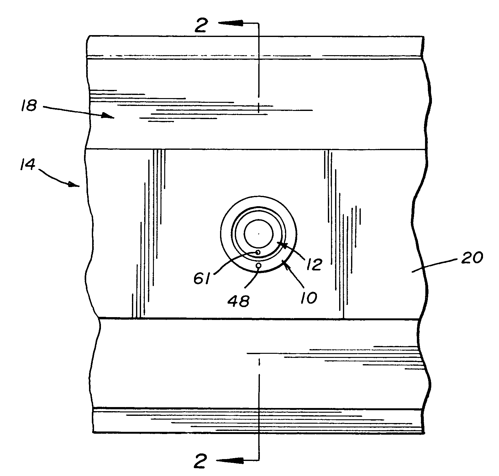 Apparatus to attach a proximity sensor to an energy absorbing vehicle bumper