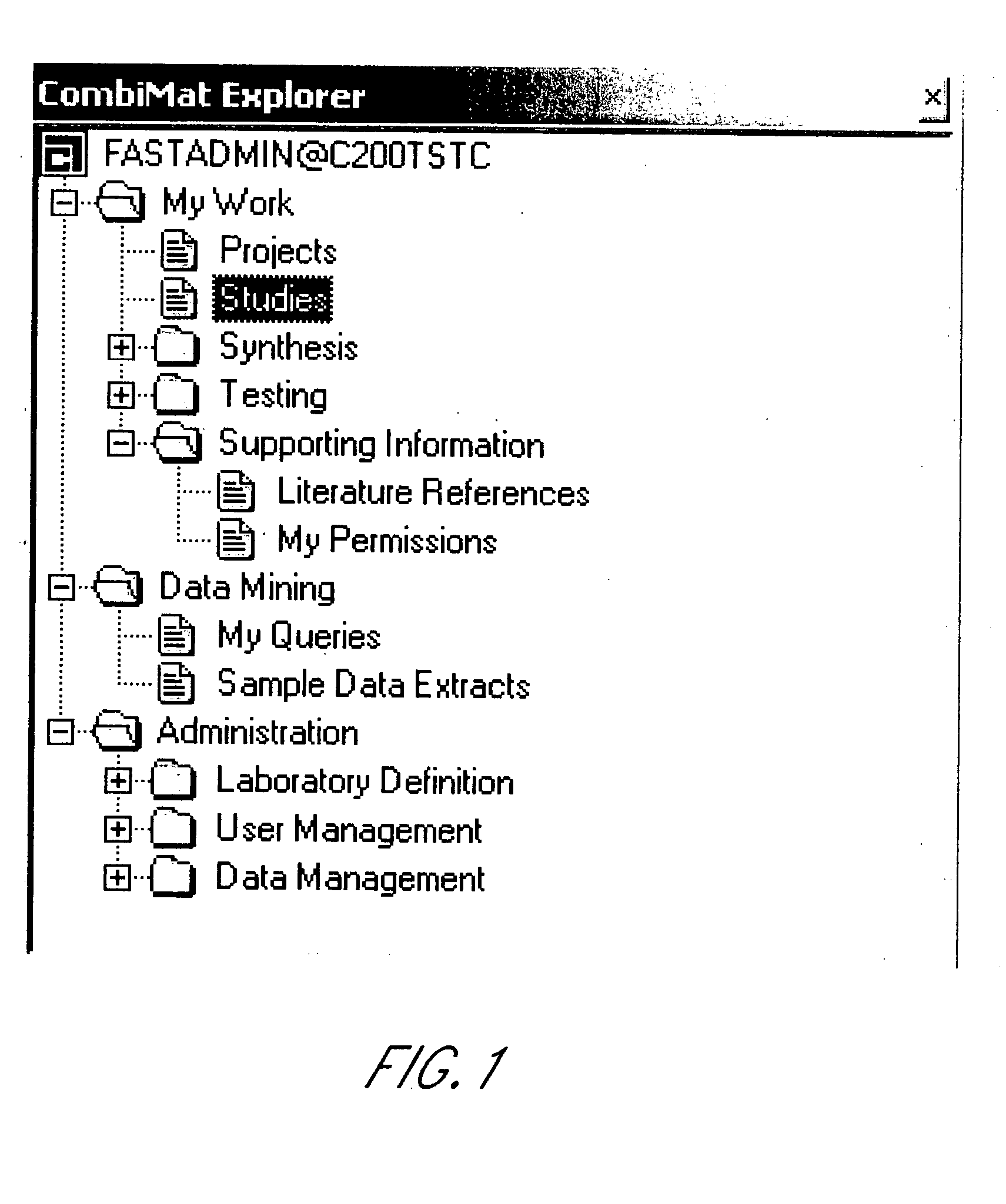 Method of storing fast throughput experimentation information in a database