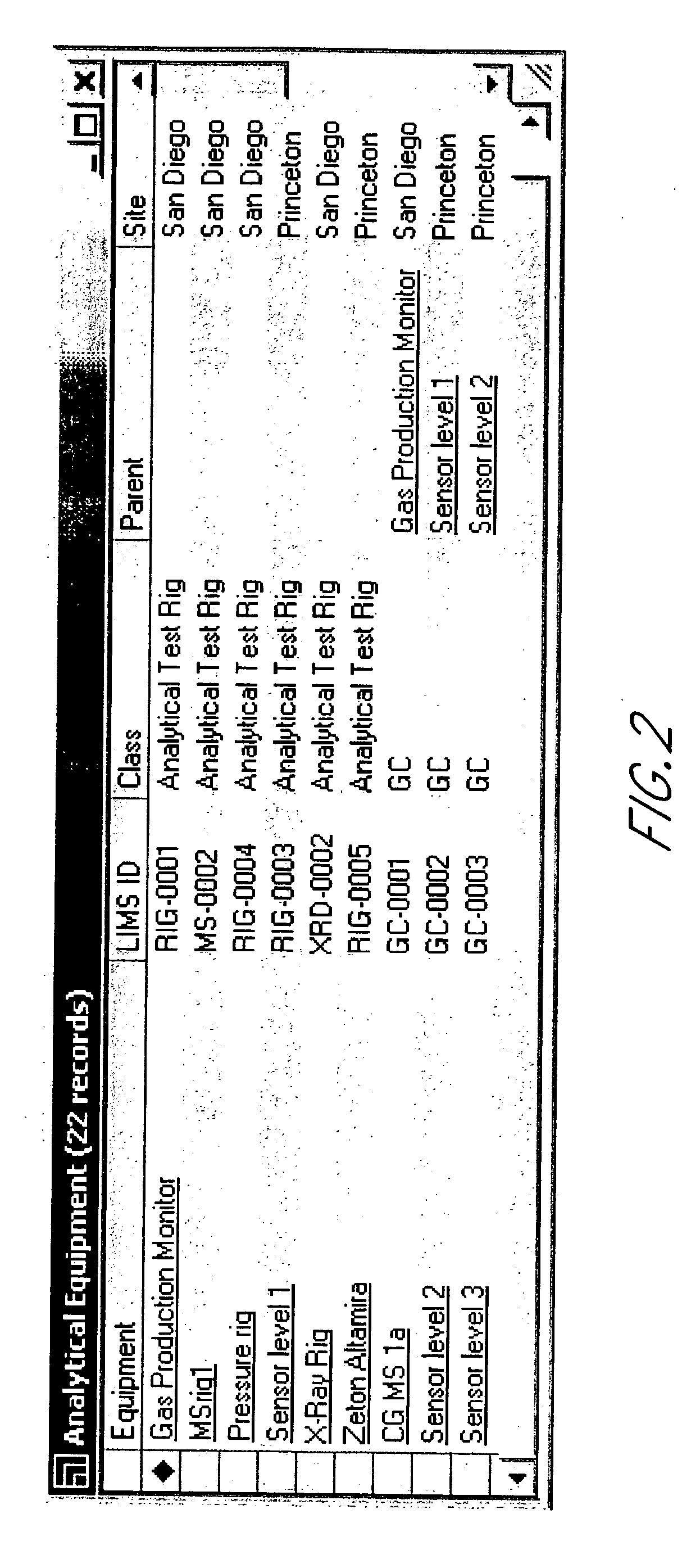 Method of storing fast throughput experimentation information in a database