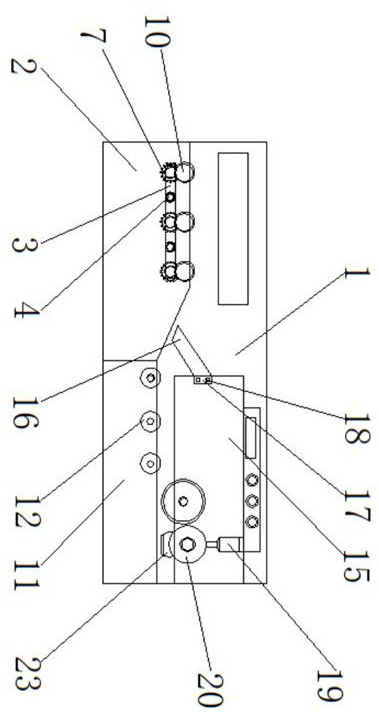 Automatic stamping system for accountants