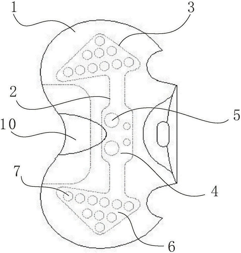 Intelligent knee joint tibia platform test pad module