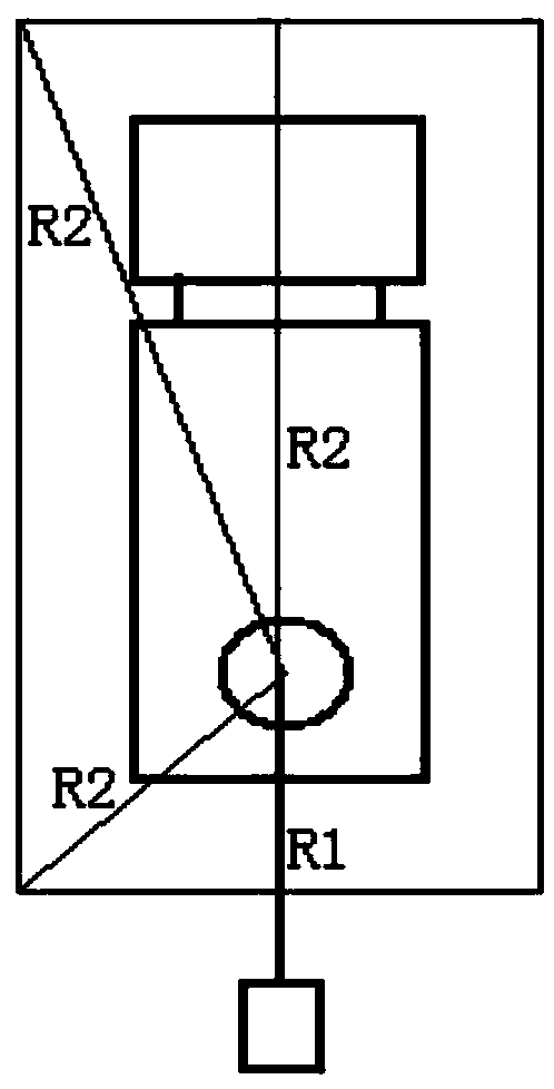 A control method for a fold-down aerial work vehicle capable of preventing self-damage of the vehicle body