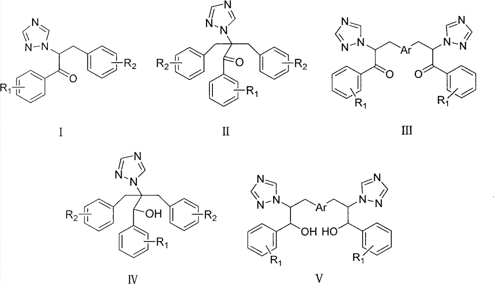 Bistriazolone, bistriadimenol compounds with antimicrobial activity, and salts, synthesis method and uses thereof