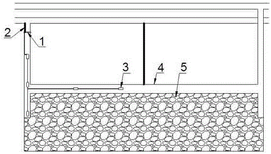 Anti-impact airtight device of integrated goaf monitoring system