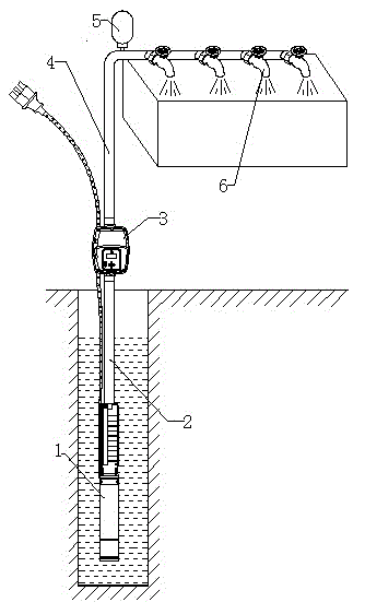 Small water supply system and constant-pressure control method thereof