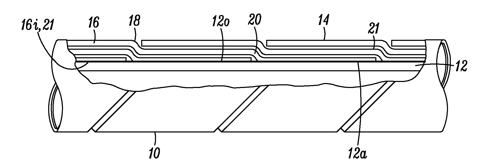 Apparatus for and method of manufacturing a helically wound tubular structure