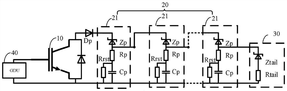 IGBT voltage-sharing circuit and frequency converter