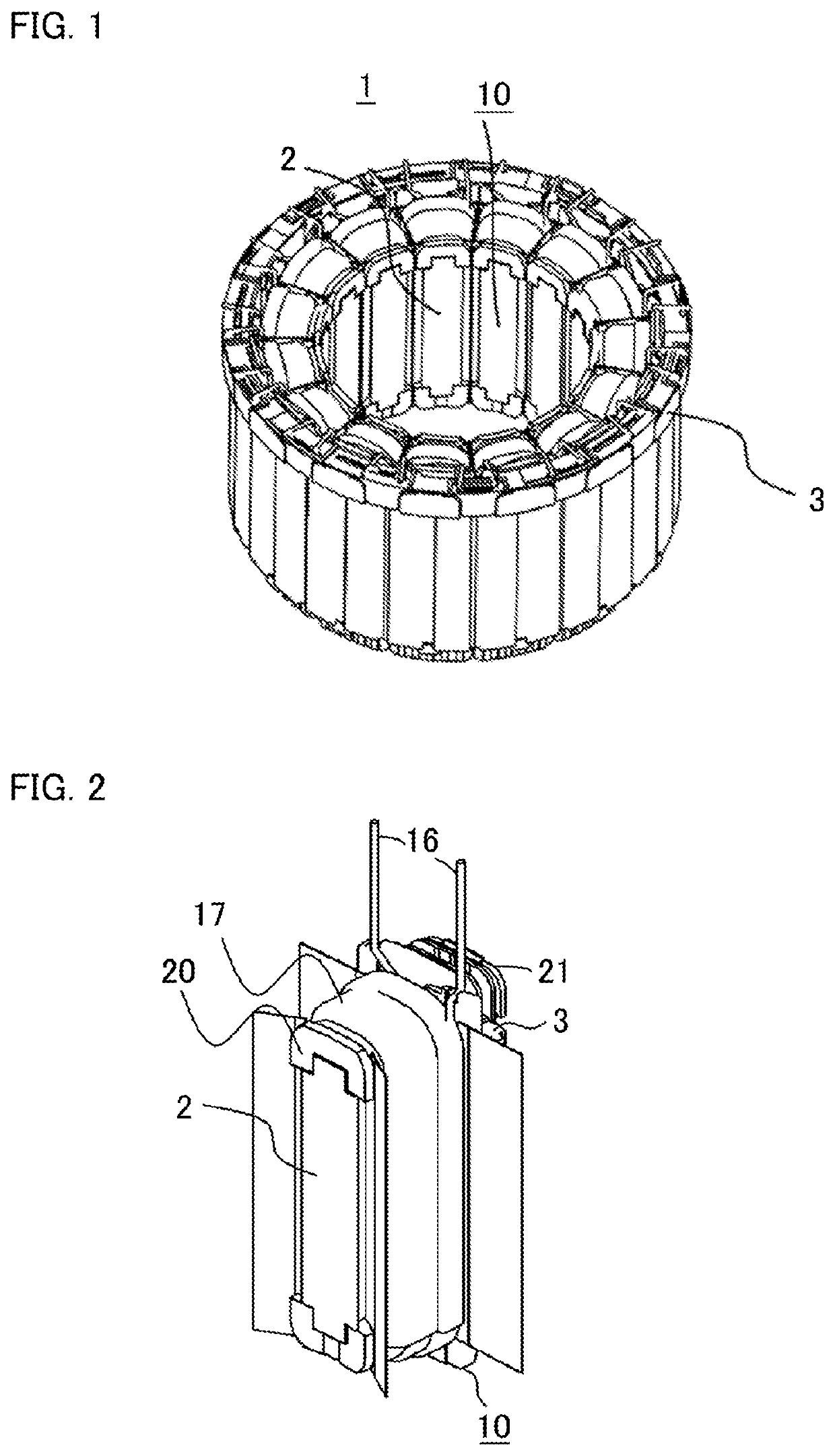 Armature of electric motor