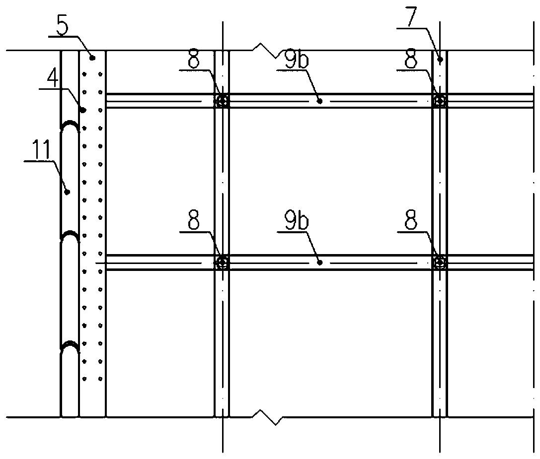 Quick-dismantling method for highly-suspended steel concrete structure under cover plate