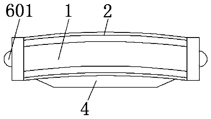 Detection device with dredging auxiliary structure, for pipelines of offshore drilling platform