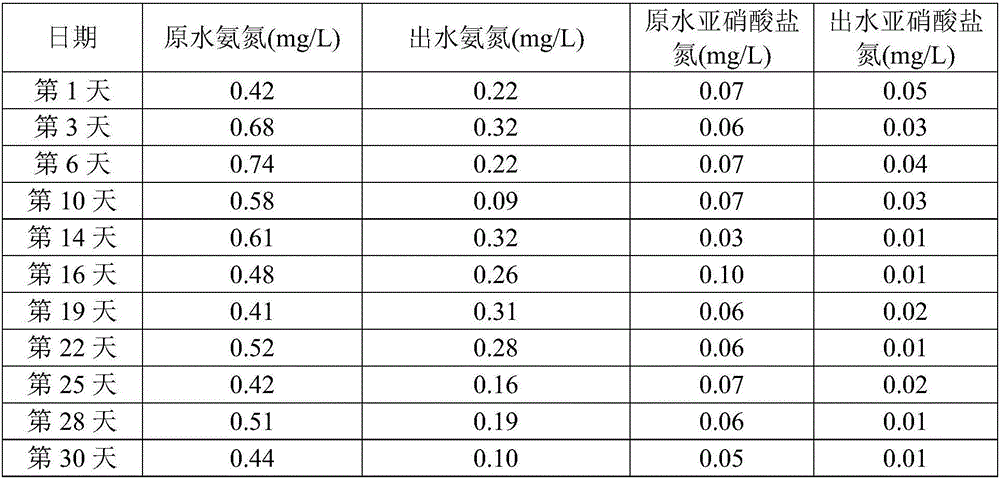 Preparation method of water body denitrification material