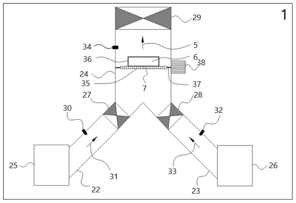 Projector full life cycle test method and test system