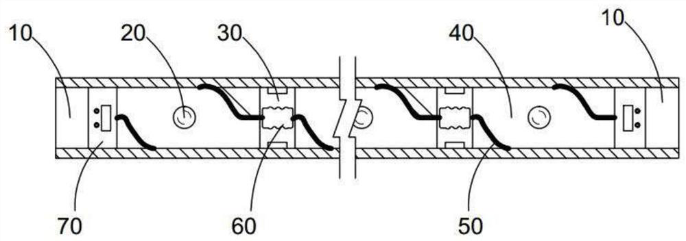 Perforating gun for horizontal well