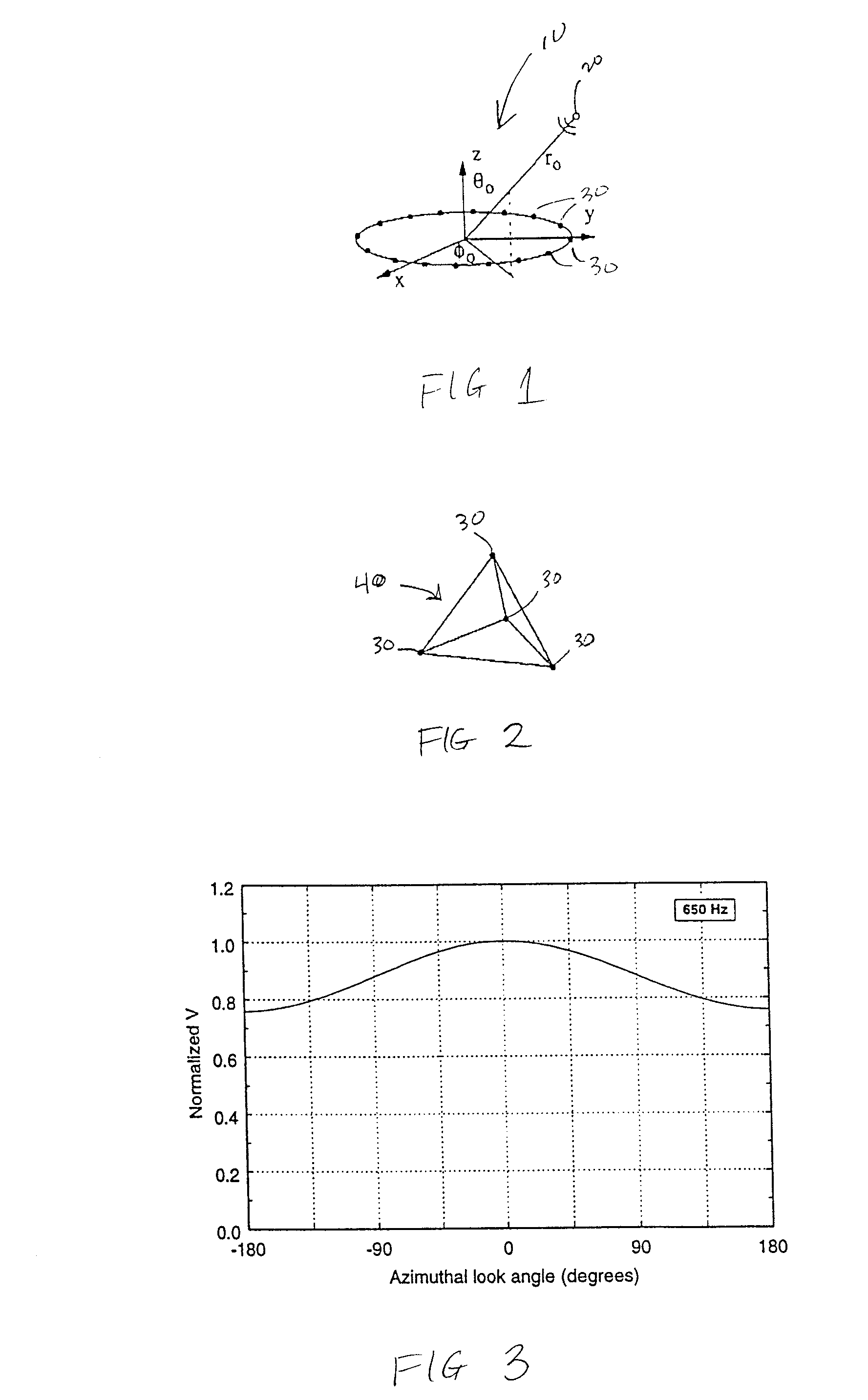 Microphone array diffracting structure