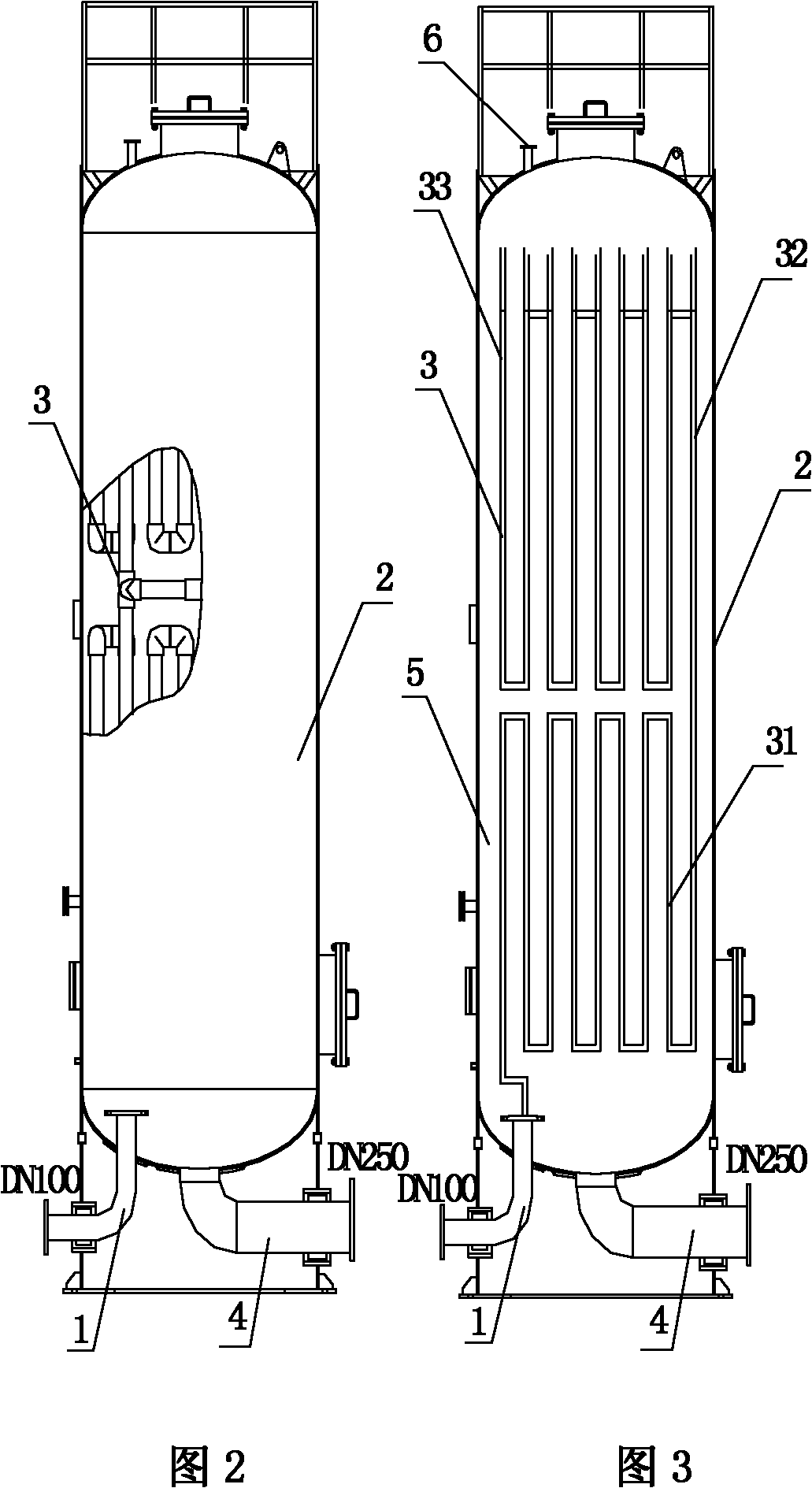 Unpowered cyclone reaction method and reactor