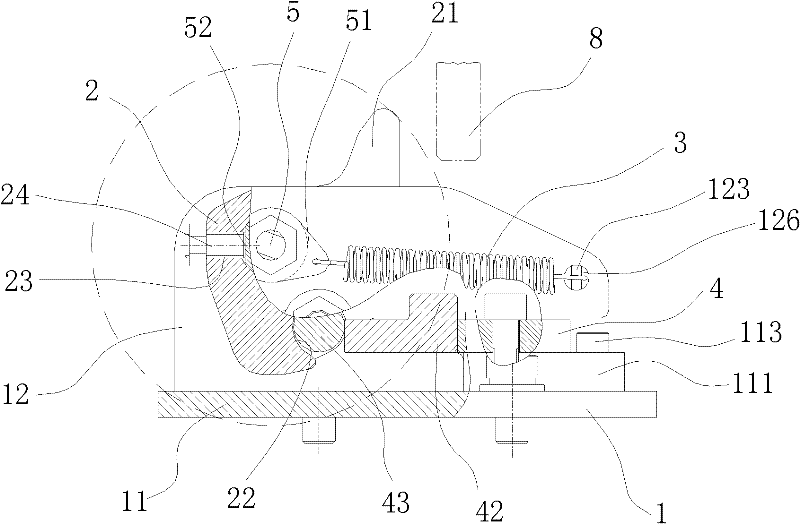 Outrigger locking device and concrete pump truck