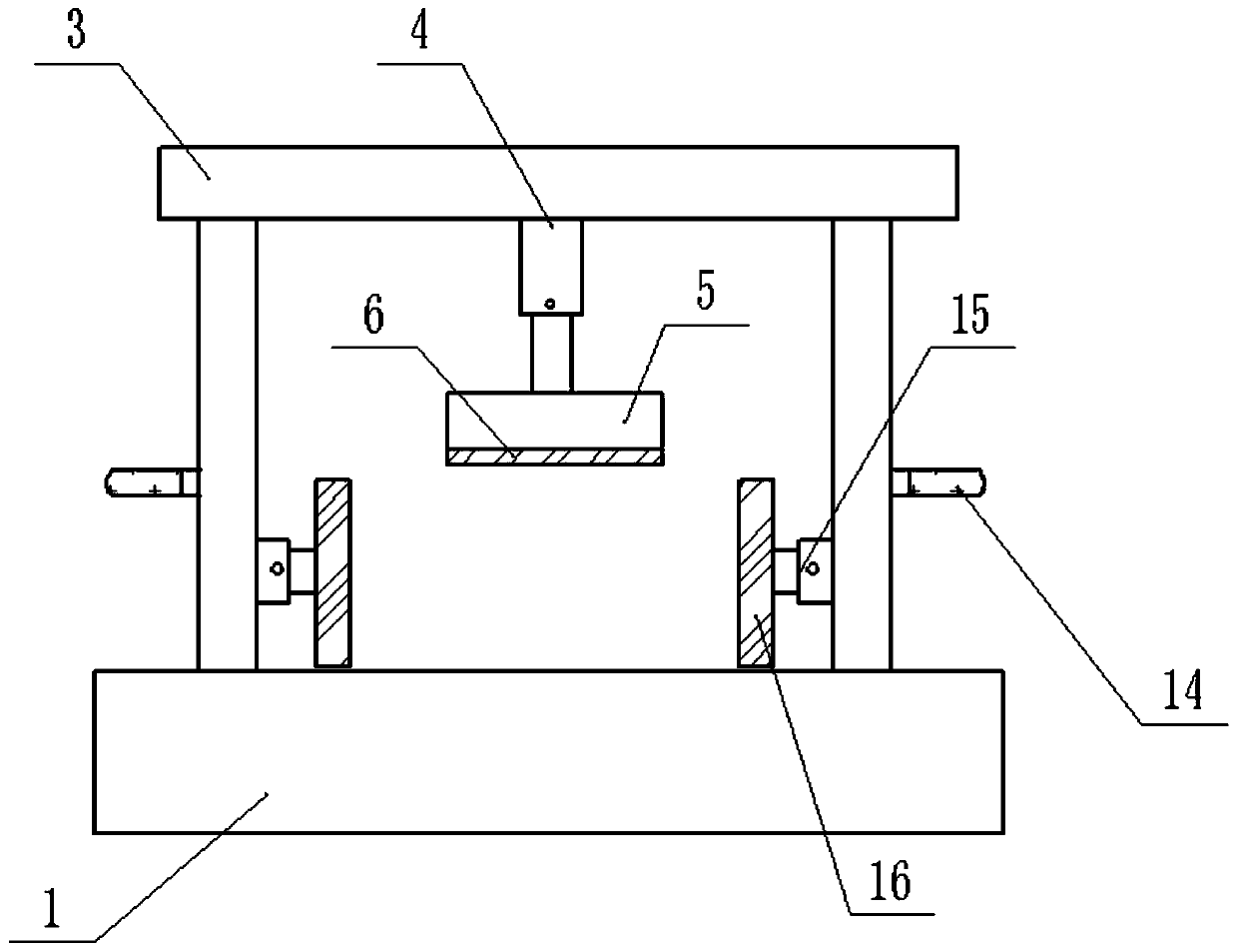 Dust-proof punching device for decorative wood board