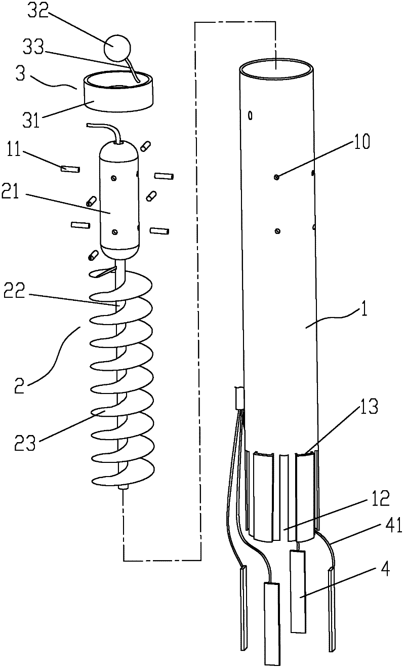 Spiral oil pumping device