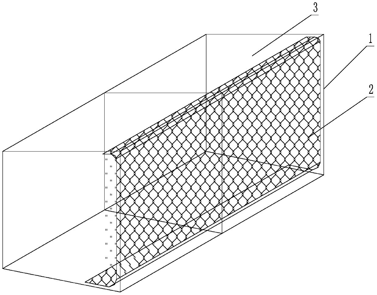 A kind of slope support construction method