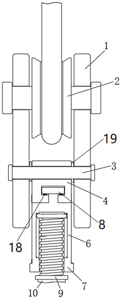 Lifting point device for embedded sleeve