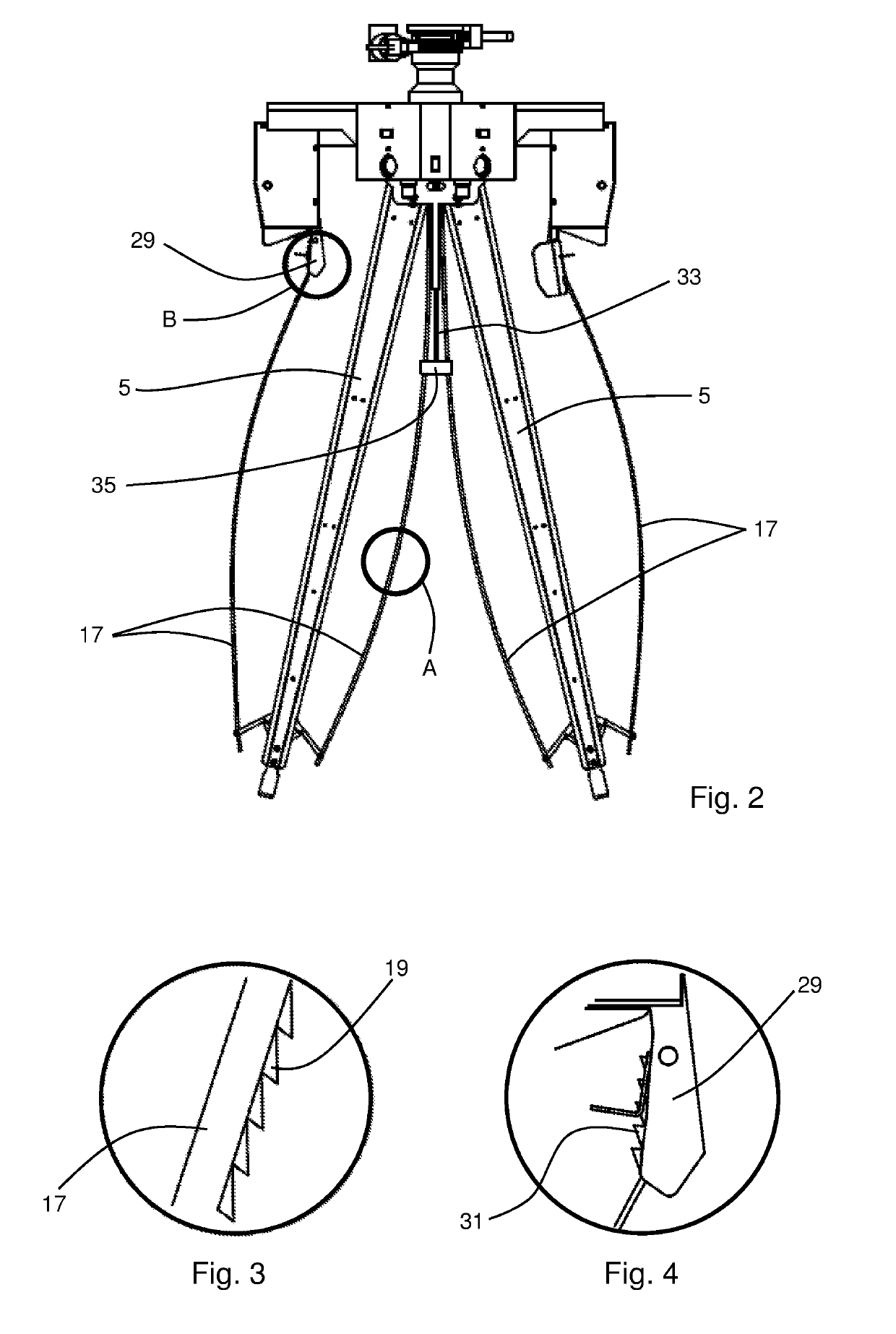 Mannequin for the surface treatment of trousers