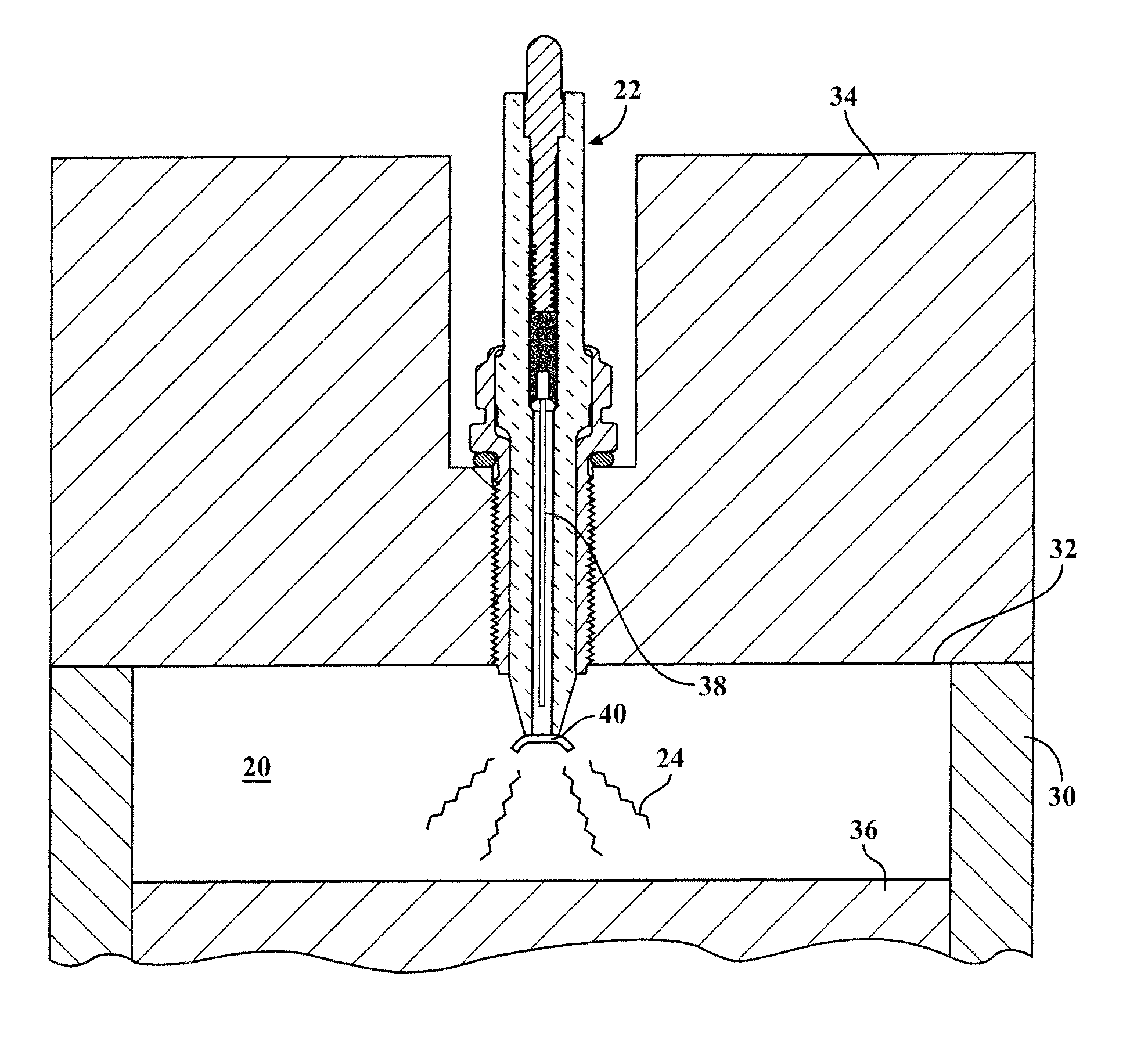 Corona ignition system having selective enhanced arc formation